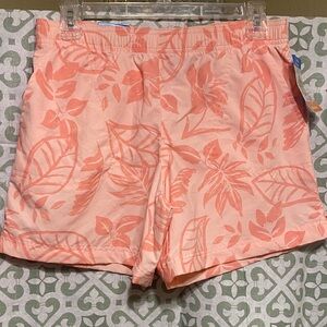 Peach Floral Women's Shorts